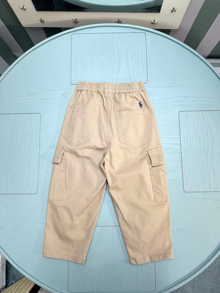 Ralph Lauren RL POLO Kids English Style Pants – 2025SS – Kids Collection in Dark Navy