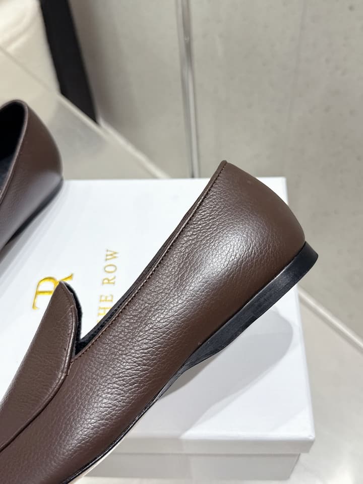 The Row Tassel Loafers in Black Suede