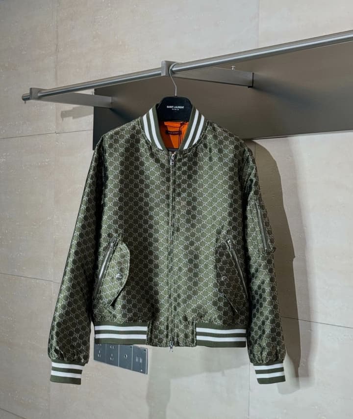 Gucci Double G Reversible Bomber Jacket