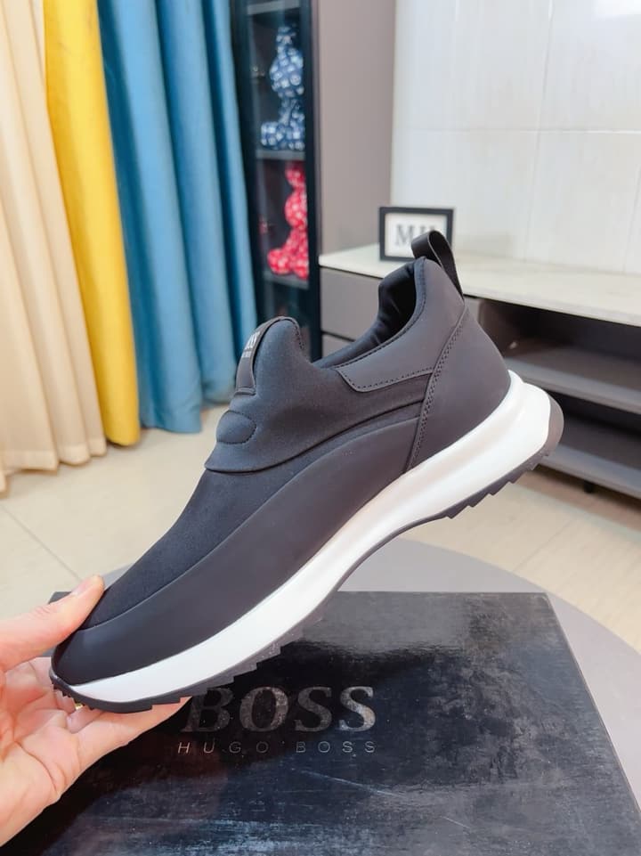 Boss Classic Suede and Waterproof Casual Sneakers