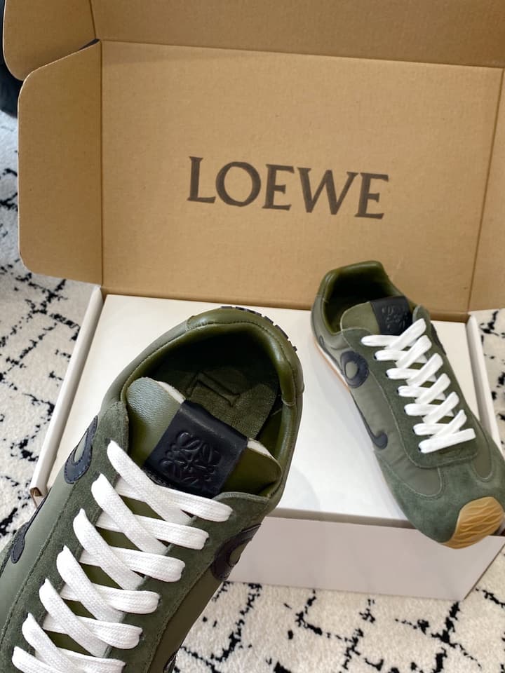 Loewe Ballet Runner Sneakers in Charcoal Grey