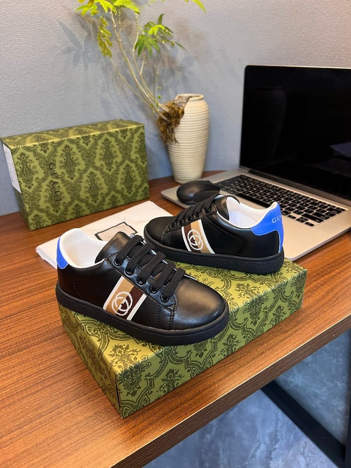 Gucci Kids Sheepskin-Lined Sneakers – Kids Collection