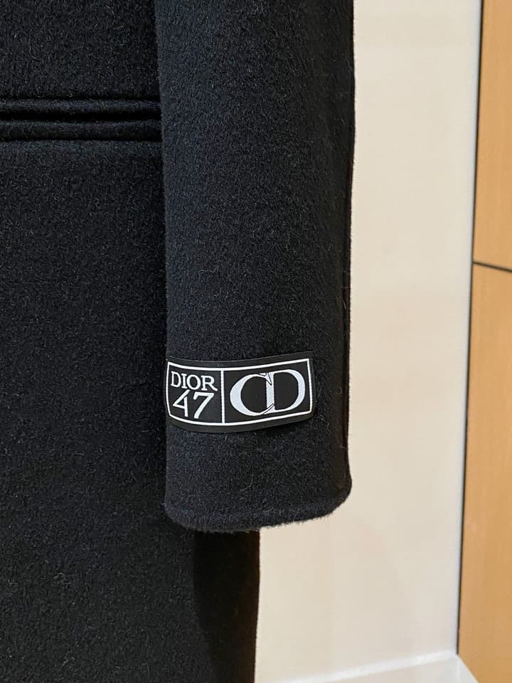 Dior Men's Wool Kensington Coat – 2025FW in Classic Black