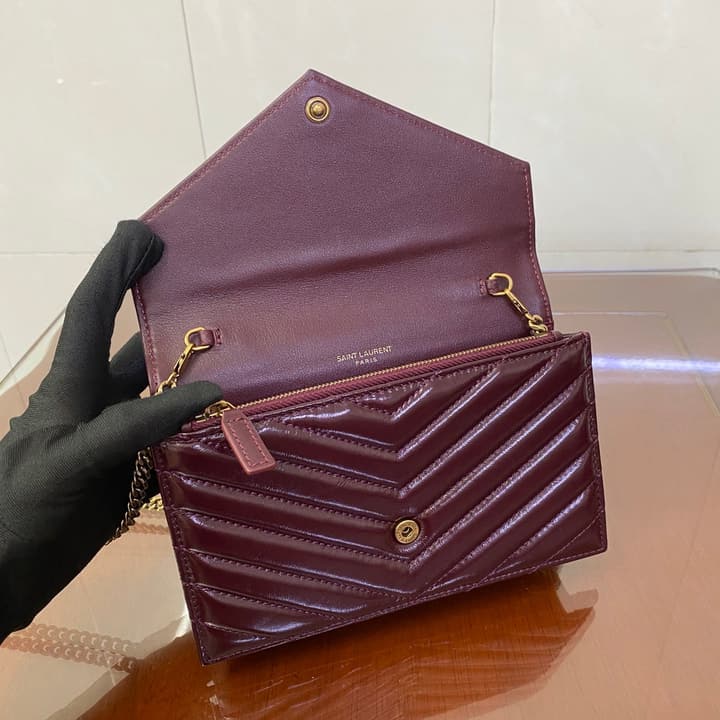 Saint Laurent Cassandre Envelope Chain Bag