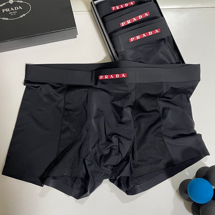 Prada Men's Ice Silk Seamless Underwear
