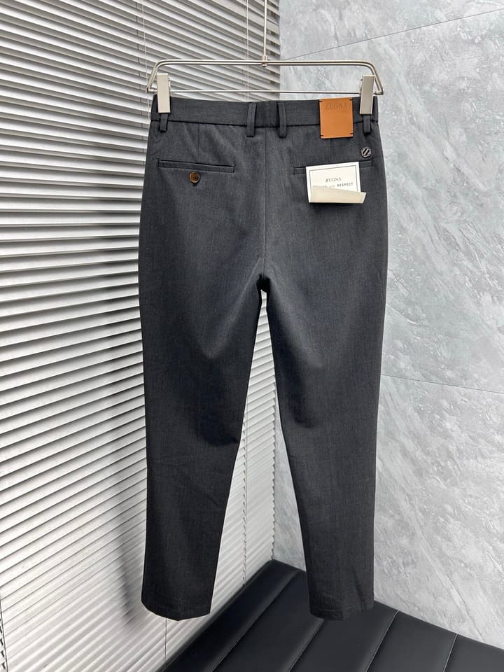 Zegna Custom Casual Trousers – 2025SS in Black