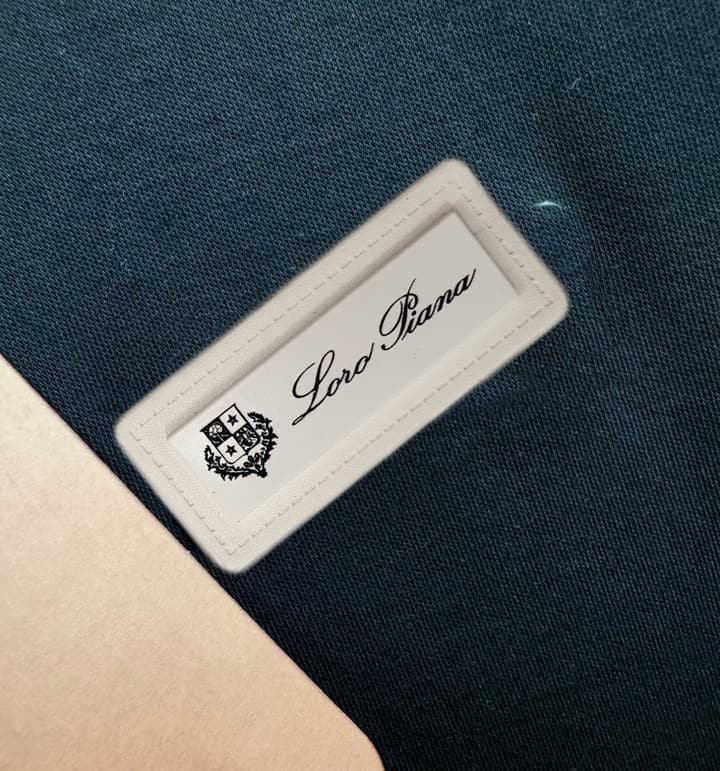 Loro Piana Solid Long Sleeve Polo Shirt – Autumn/Winter Collection in Black
