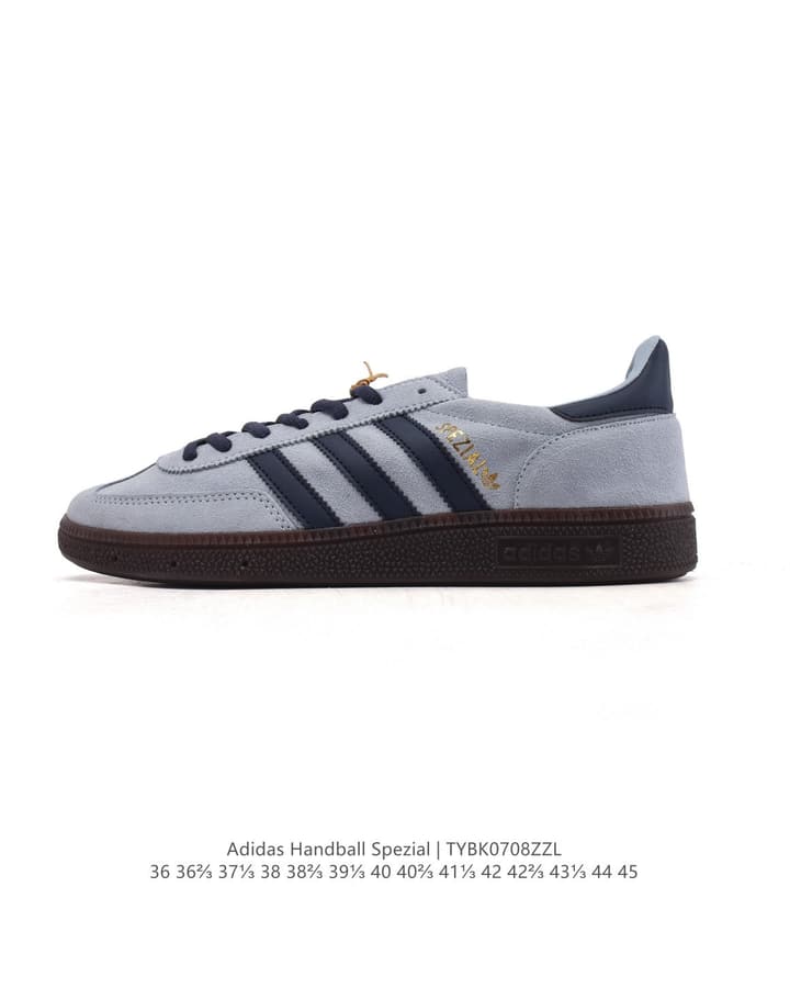 Adidas Handball Spezial Low-Top Retro Sneakers in Dusty Pink Suede