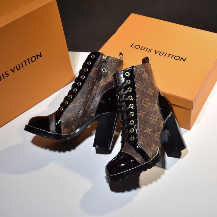 Louis Vuitton Classic High-Heeled Martin Boots
