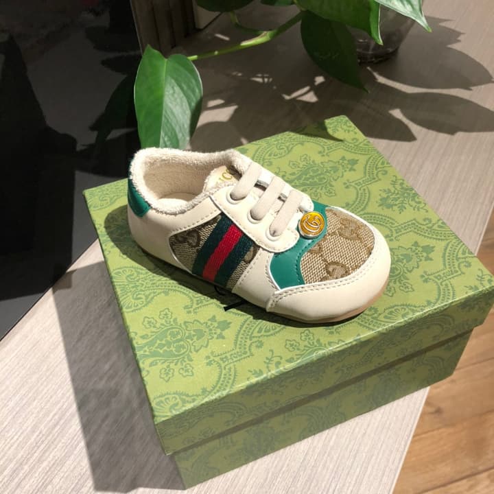 Gucci Kids' Footwear – Kids Collection in Green/red Web Stripe