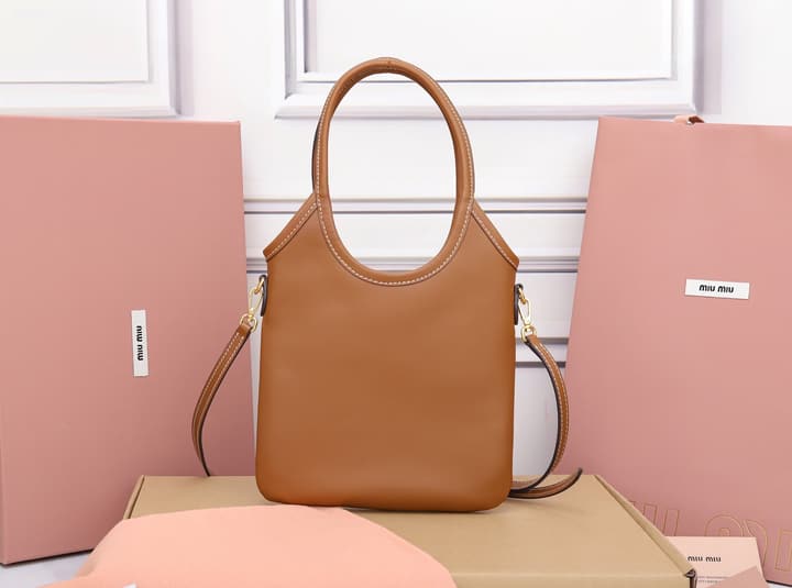 Miu Miu Mini Tote Bag in Black