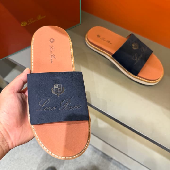 Loro Piana Summer Walk Crisscross Mules