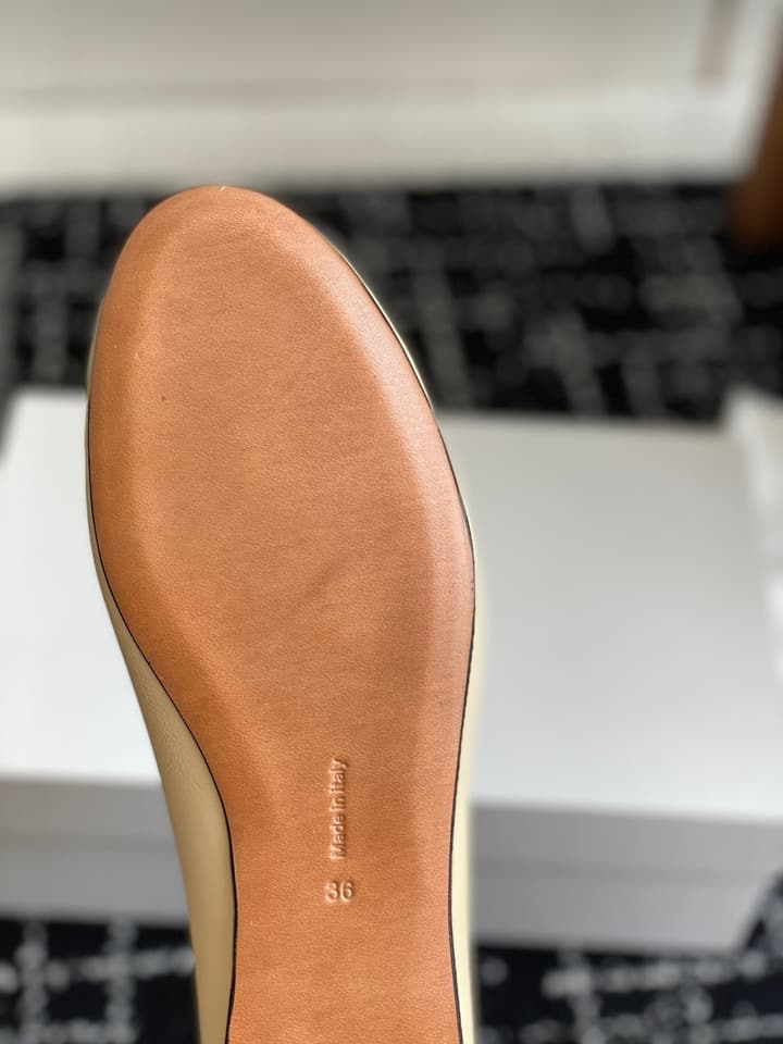 The Row Mary Jane Ballet Flats – 25SS Spring/Summer Collection in Charcoal