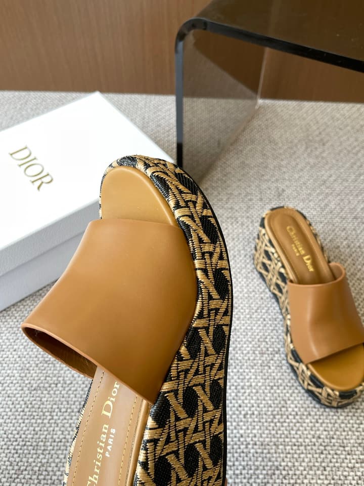 Dior D-Attitude Wedge Platform Sandals – 25SS