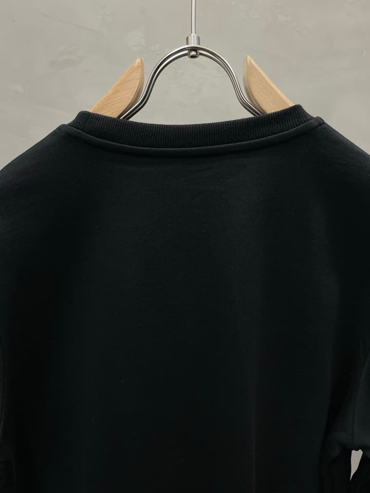 Hermès Men's Premium Casual Sweatshirt in Dark Grey/black With Flap Pocket