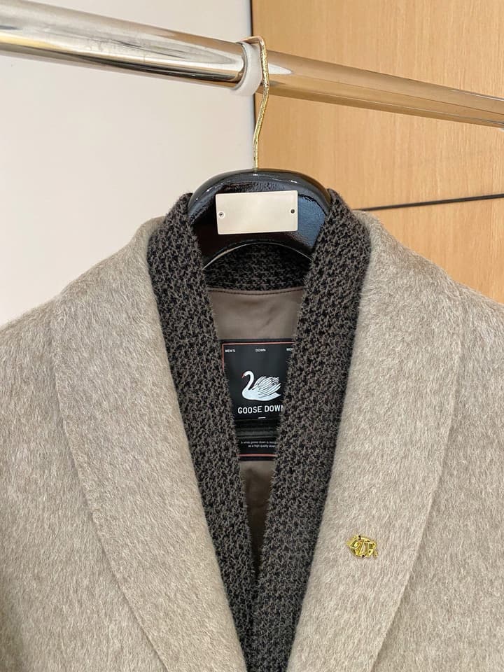 Dior Men's Wool Kensington Coat – 2025FW in Classic Black