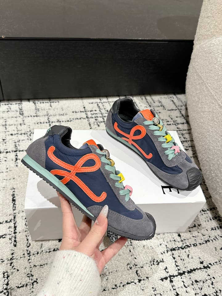 Loewe Ballet Runner 2.0 Unisex Sneakers – 2025 Collection in White And Light Blue