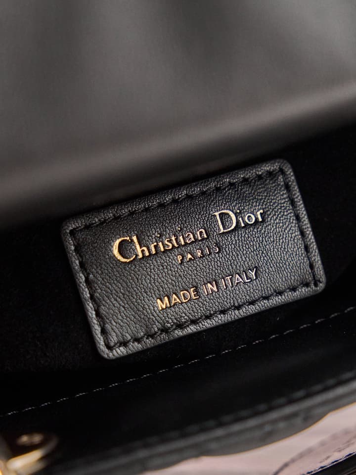 Dior Classic Lady Lambskin Handbag in Blush Pink