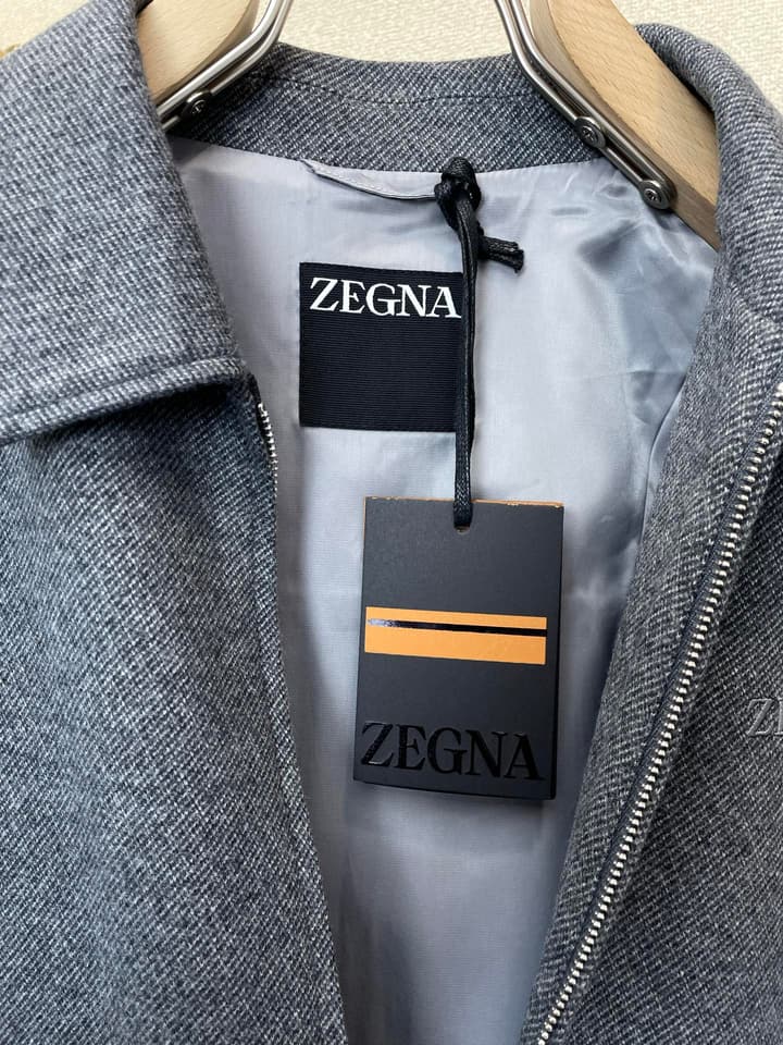 Zegna Casual Lapel Wool Jacket