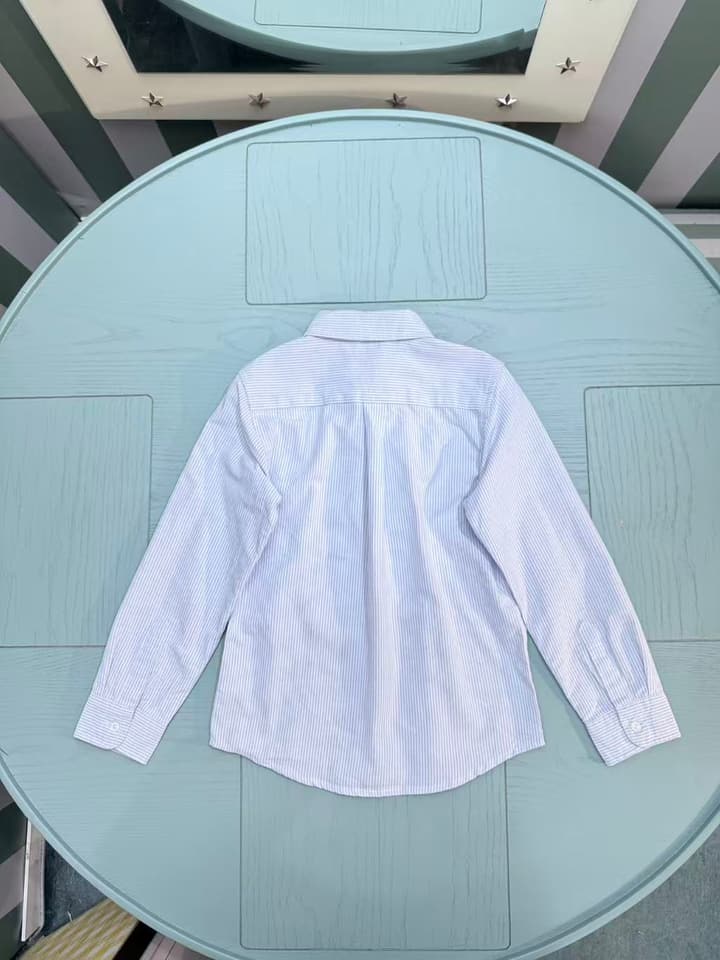 Ralph Lauren Polo Kids Embroidered Shirt – 2025SS – Kids Collection in Null