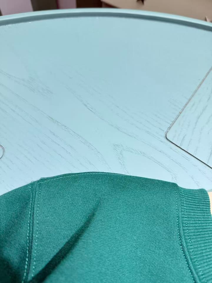 Ralph Lauren Kids Crewneck Sweatshirt – 2025FW in Muted Teal Bear Graphic
