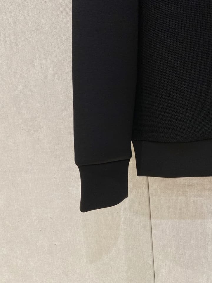 Loro Piana Wool Blend Pullover Sweatshirt – 2025FW in Classic Black