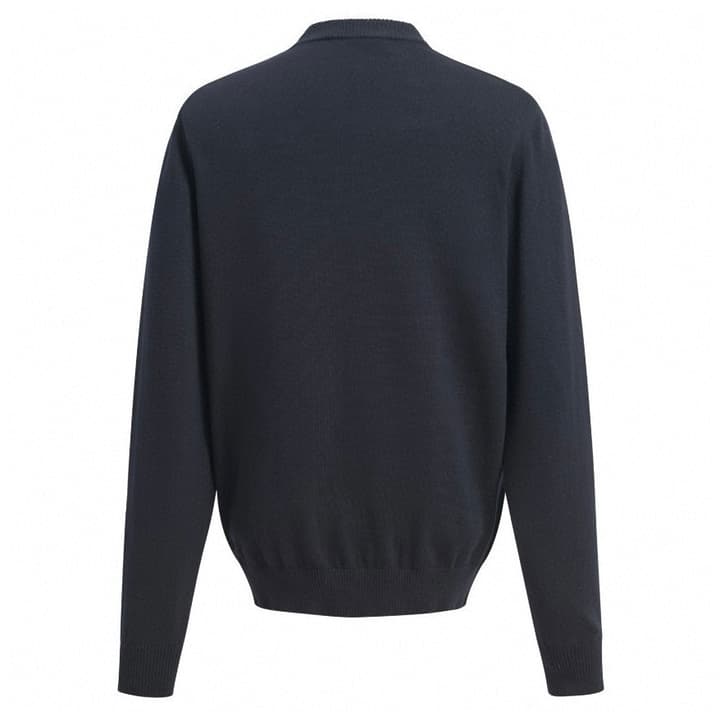 Fendi Embossed Zipper Pocket Crewneck Sweater