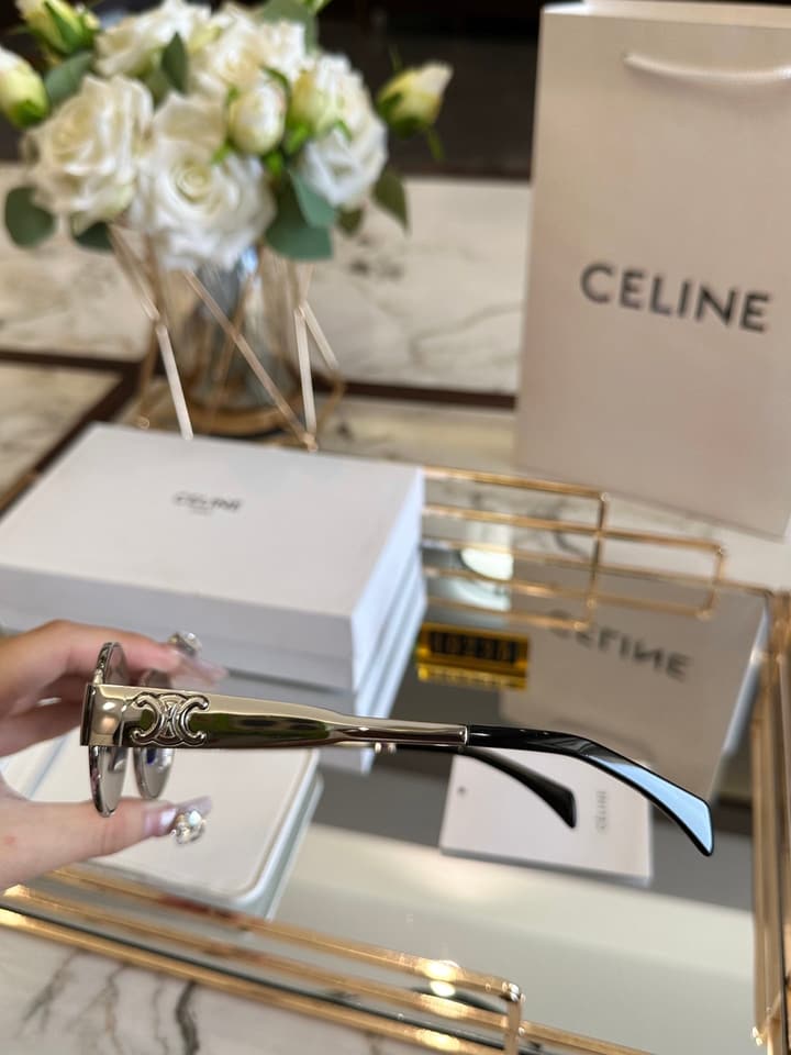 Celine Polarized Acetate Sunglasses