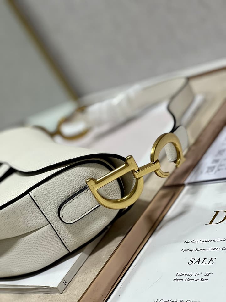 Dior Classic Saddle Bag in Apricot