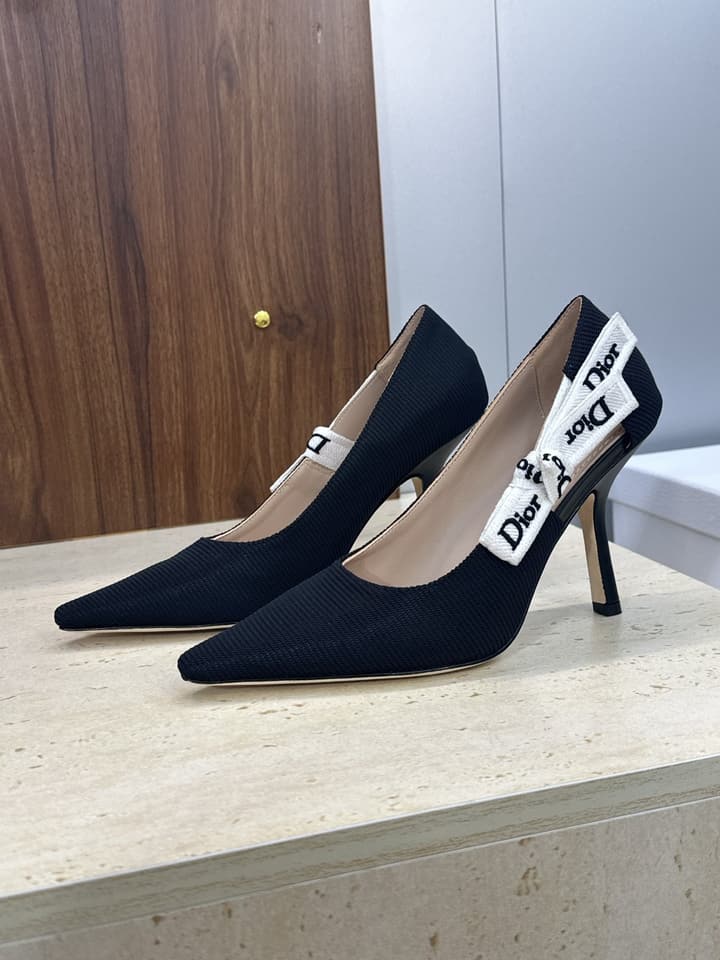 Dior J'Adior Webbing Bow Pumps – 2026 Early Spring Collection