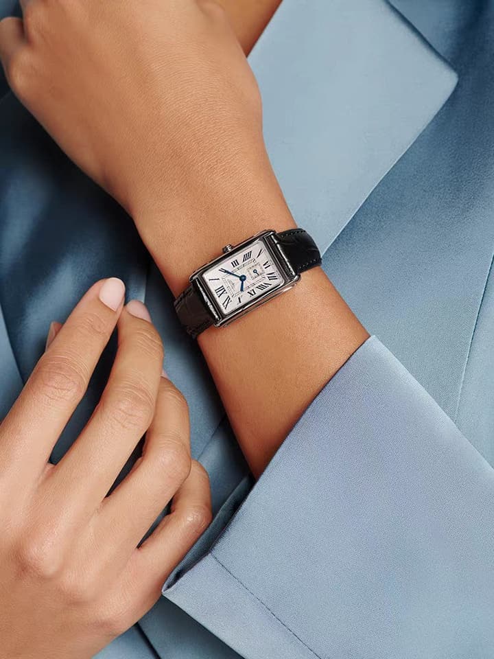 Longines DolceVita Quartz Watch in Black Strap