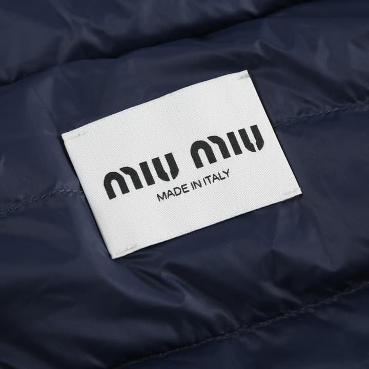 Miu Miu Down Vest – 25SS in Black