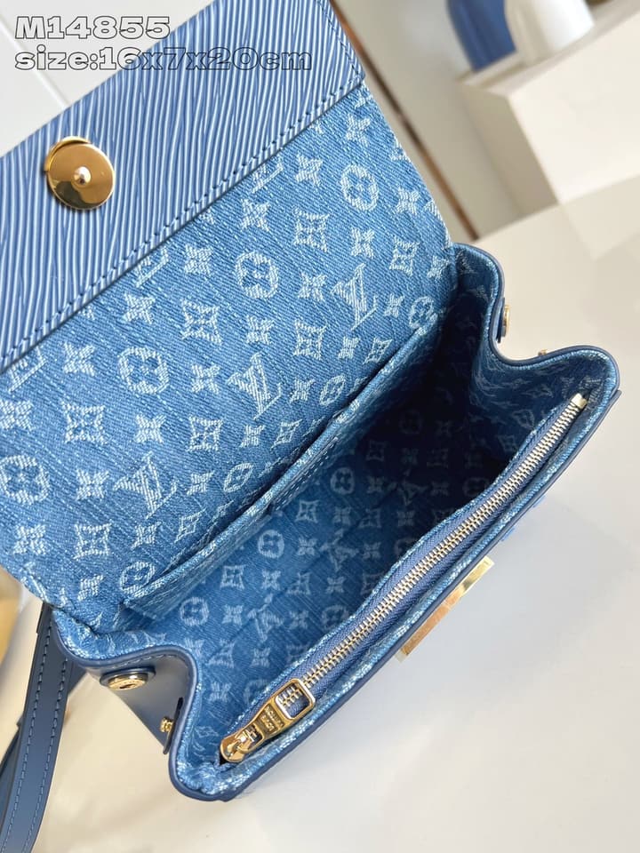 Louis Vuitton Cluny Mini Handbag in Beige