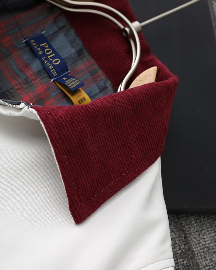 Ralph Lauren Classic Harrington Zip Jacket in Red