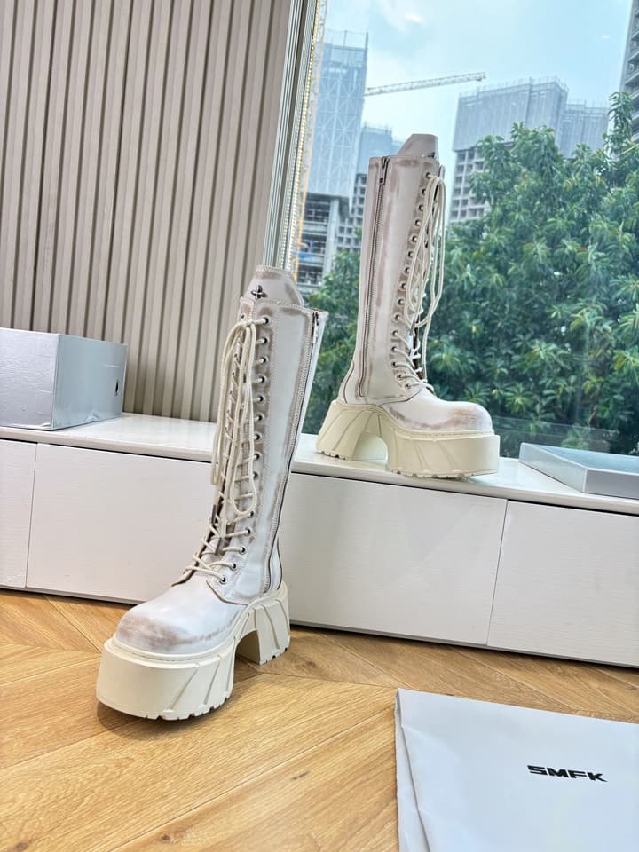 SMFK Platform Over-the-Knee Boots – 2025 Autumn/Winter Collection in Black