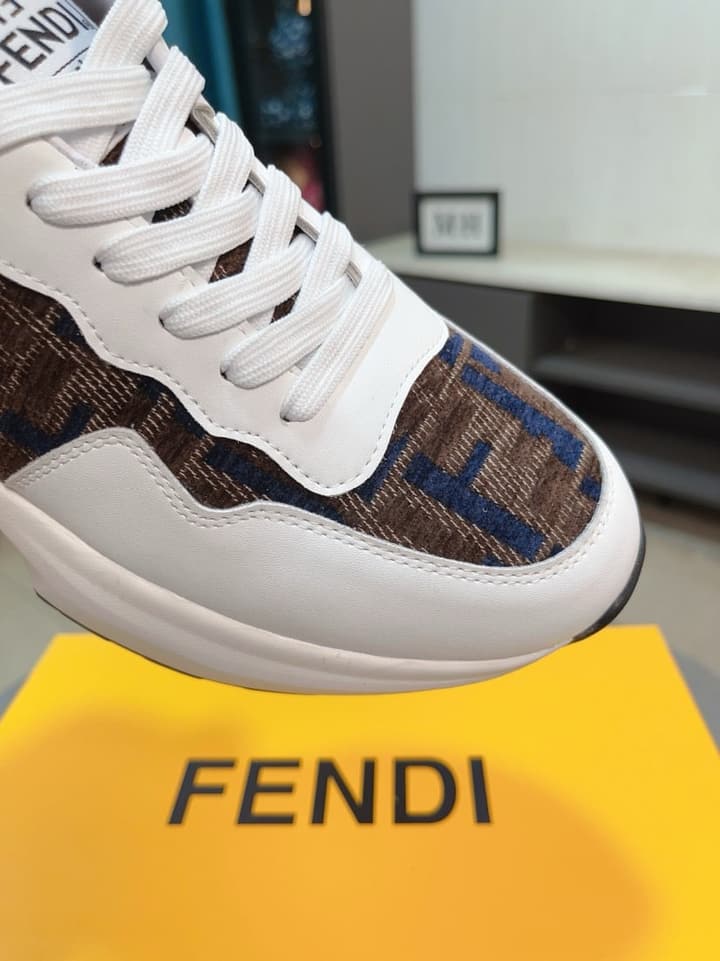 Fendi Classic Calfskin Sneakers