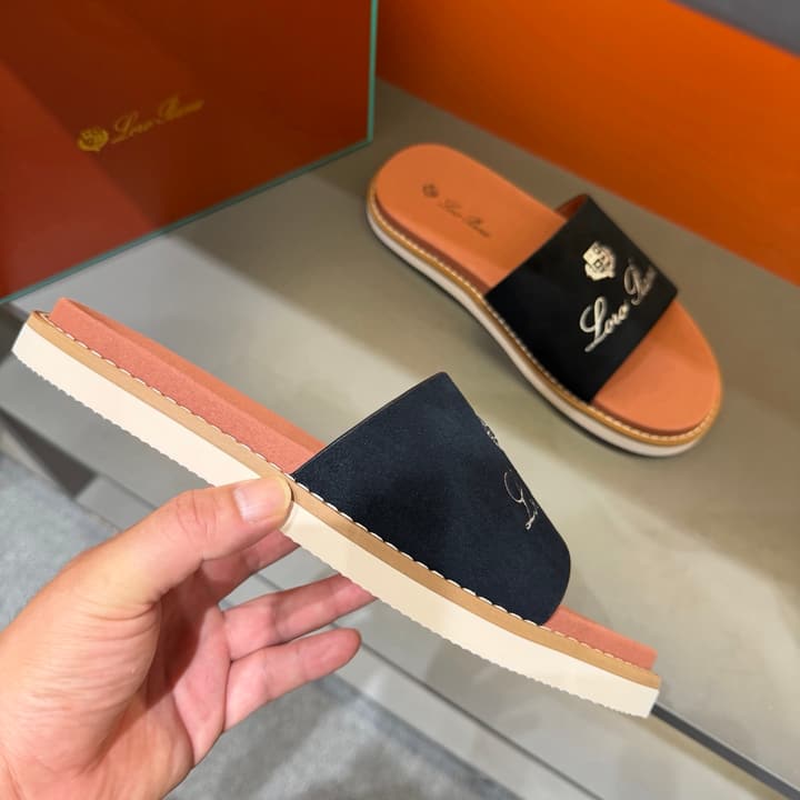 Loro Piana Summer Walk Crisscross Mules