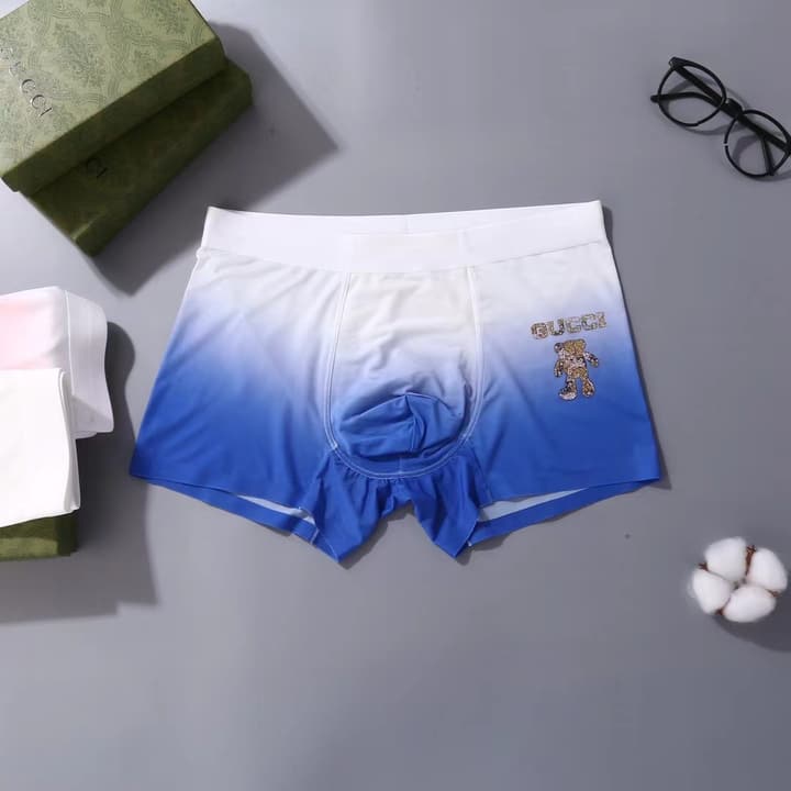 Gucci Men's Ice Silk Seamless Underwear Set