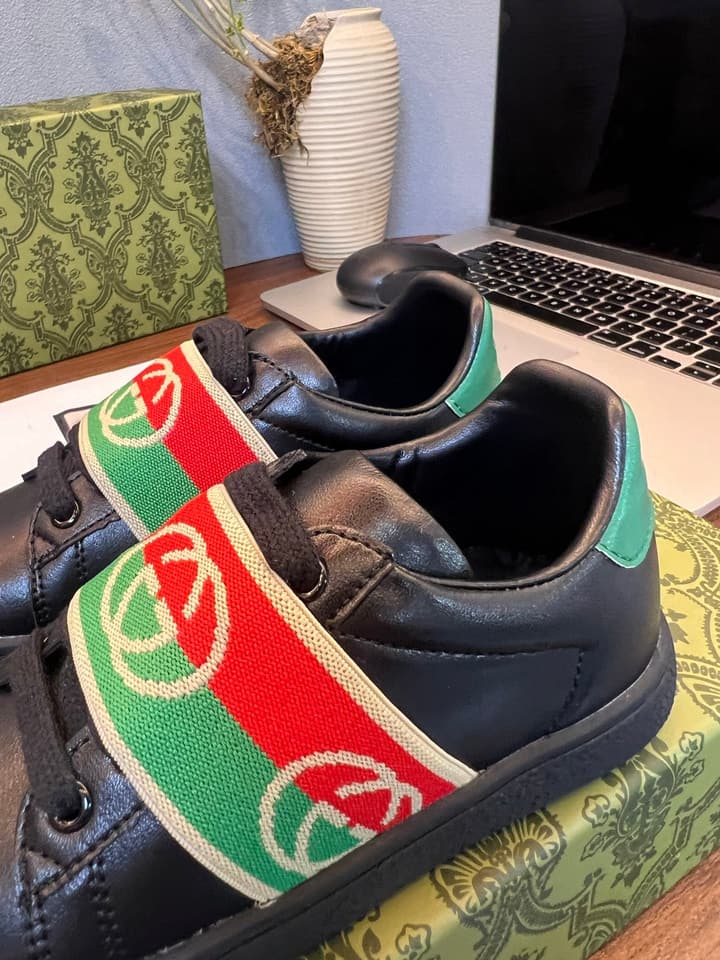 Gucci Kids Sheepskin-Lined Sneakers – Kids Collection