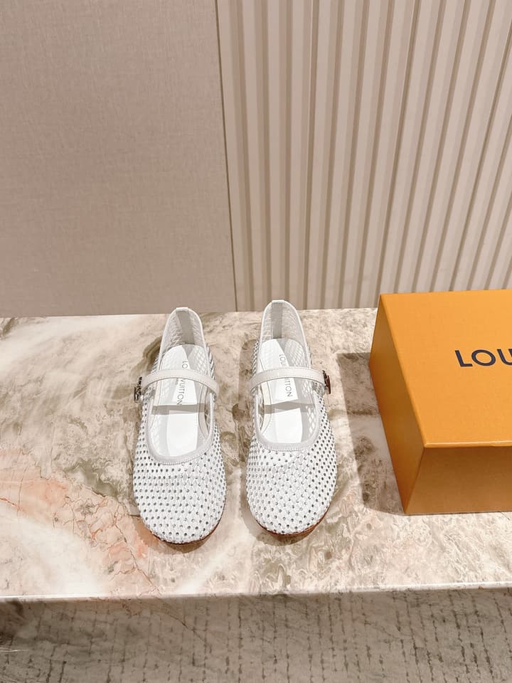 Louis Vuitton Ballet Flats – 2025SS in Black