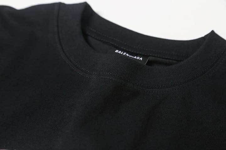 Balenciaga Inverted Garbled Letter Print T-Shirt – 26SS in Black