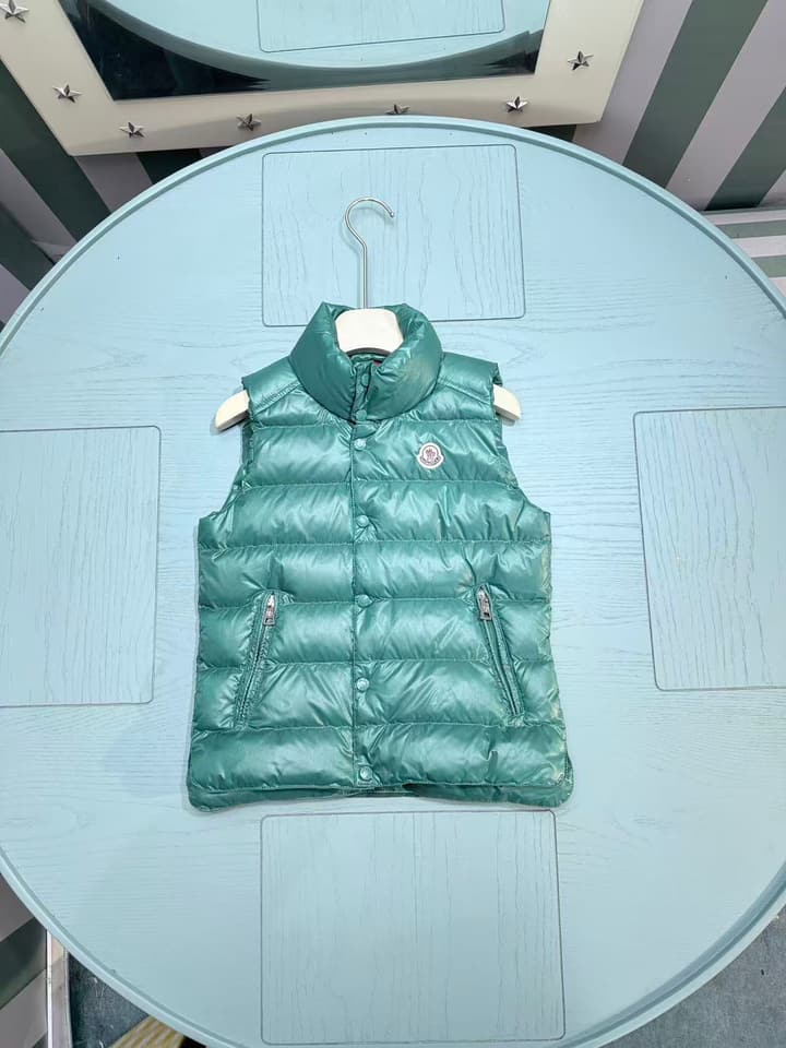 Moncler Kids Puffer Vest – 2025SS/FW Collection in Black