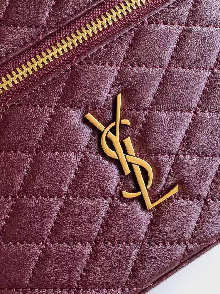 Saint Laurent LE CASSANDRE Quilted Lambskin Clutch Bag