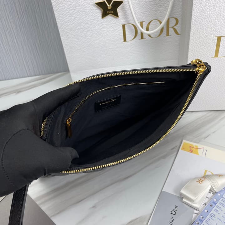 Dior Clutch Bag in Classic Black