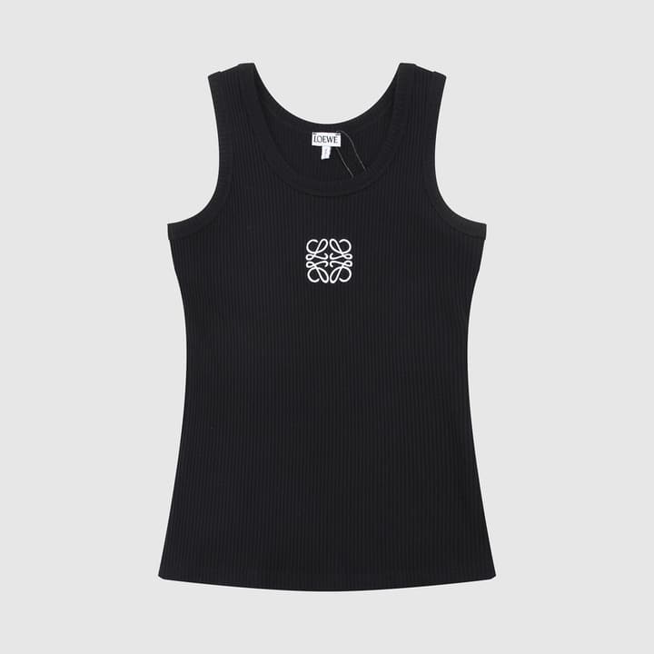 Loewe Classic Embroidered Tank Top – 2023SS in White