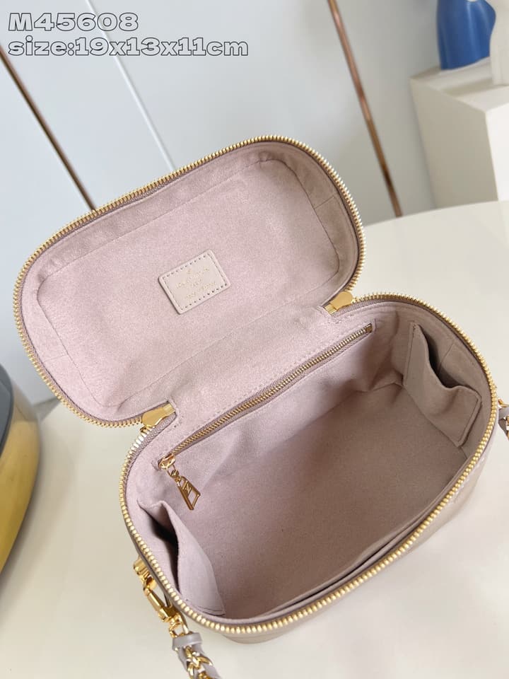 Louis Vuitton Vanity Small Handbag – Giant Monogram Embossed in Black
