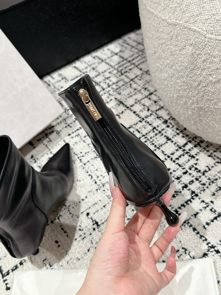 Jimmy Choo Classic Teardrop Heel Ankle Boots