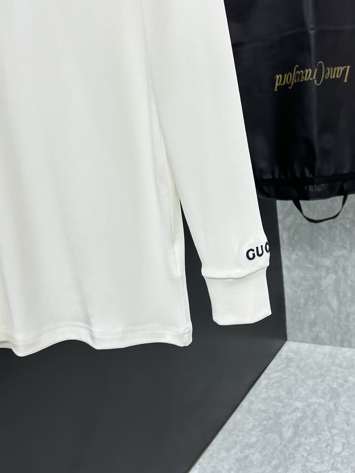 Gucci 2025FW Fashion Casual Long Sleeve T-Shirt – 2025FW in Black