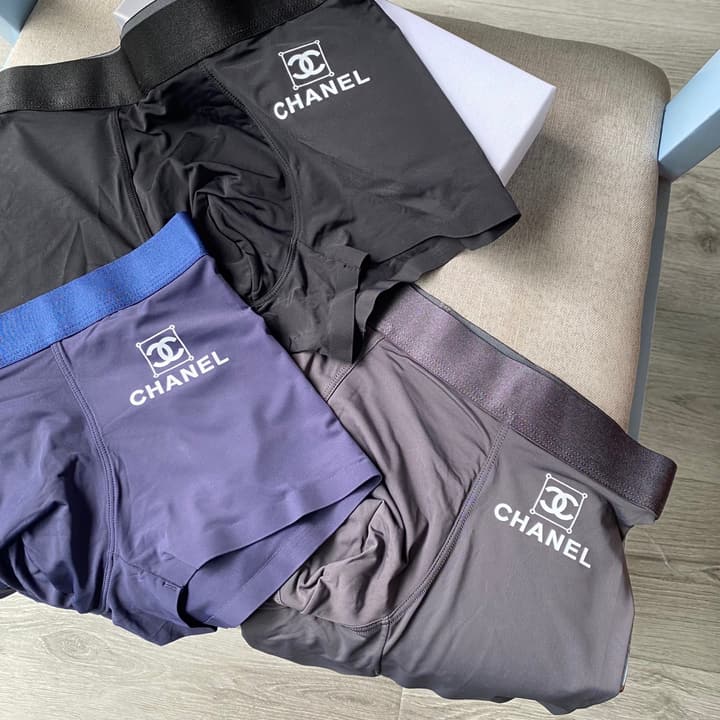 Chanel Men's Seamless Ice Silk Underwear – 3-Pack