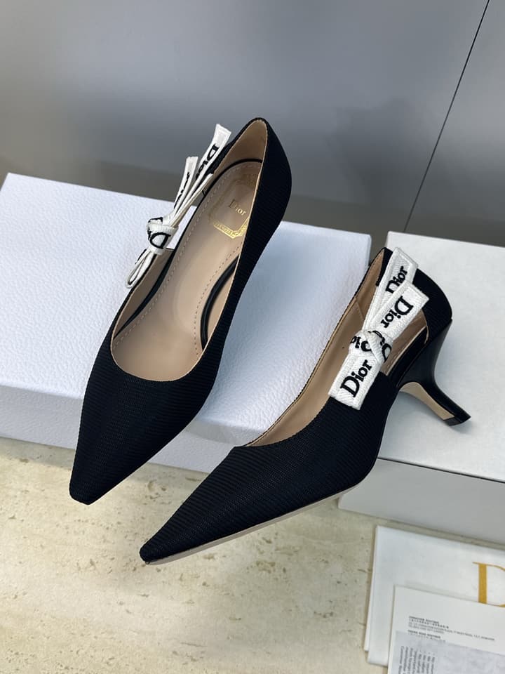 Dior J'Adior Webbing Bow Pumps – 2026 Early Spring Collection